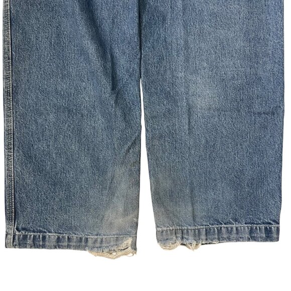 Vintage Abercrombie & Fitch Mens Carpenter Wide Leg Jeans Medium Wash Size 32L - Picture 7 of 16